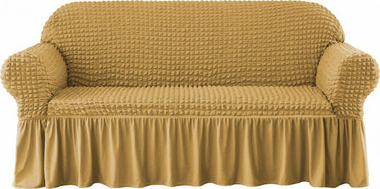 Elastic Cover for Two Seater Sofa Beige 1pcs 2SEAT-BEIGE