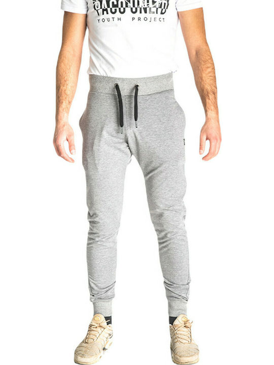 Paco & Co Men's Sweatpants with Rubber Gray