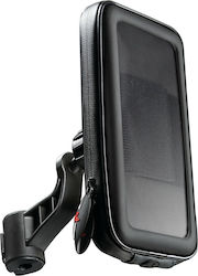 Lampa Motorradhalterung Telefon mit Koffer für Spiegel 165x90mm