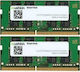 Mushkin Essentials 16GB DDR4 RAM cu 2 module (2x8GB) și Viteză 3200 pentru Laptop