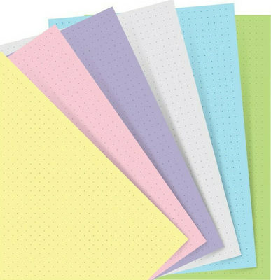 Filofax Ersetzte Seiten Pastel Dotted