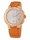 Folli Follie Women's Watch with Orange Leather Strap