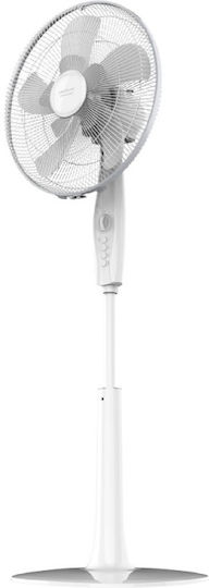 Cecotec EnergySilence 1010 Extremeflow Ανεμιστήρας Ορθοστάτης 65W Διαμέτρου 40cm Λευκός