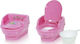 Lorelli Potty Bowl Little Bear with Lid Pink up...