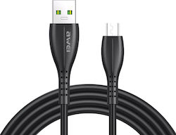 Awei CL-115M Reguläres Micro-USB-Kabel USB 2.0 1m Schwarzes