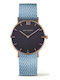 Paul Hewitt Sailor Γυναικείο Ρολόι 39mm Μπαταρίας με Μπλε Δερμάτινο Λουράκι