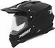 Nox N312 Crow Black Matt Κράνος Μηχανής Motocross 1350gr με Sunvisor