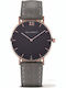 Paul Hewitt Ceas Barbati 39mm Baterie cu Curea Din Piele Gri