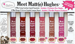 theBalm Lipstick Liquid Hughes Mini Kit Подредба Дълготраен Течност Червило Матов 2мл