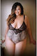Fantasy Lingerie Lorena Animal Print Bodysuit Plus Size Sexy Κορμάκι με Δαντέλα Leopard