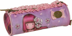 Santoro Cherry Blossom Pencil Case Barrel Pink