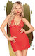 Penthouse Bedtime Story Chemise Red