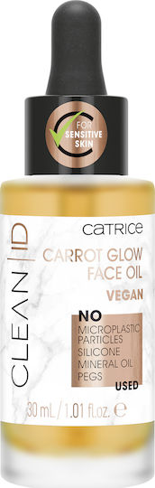 Catrice Cosmetics Clean ID Carrot Glow Moisturizing Facial Oil 30ml