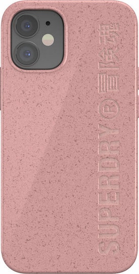 Superdry Snap Задна корица Пластмаса Розов (iPhone 12 mini)