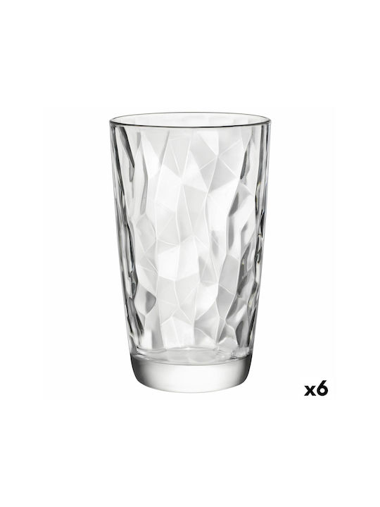 Bormioli Rocco Diamond Water Glass Set 470ml 12pcs
