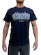 D027 T-shirt Navy Μπλε