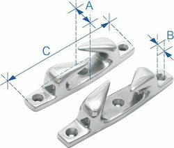 Lalizas Dock Cleats Όκιο Αριστερό Inox 316 6mm