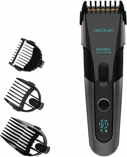 Cecotec PrecisionCare Titanium Reîncărcabilă Mașină de Tuns Neagră 04235