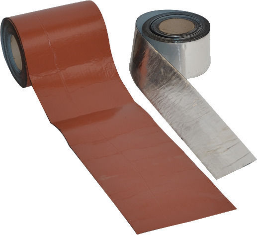 Vitex Aluminium Bitumenband Silber Bitumenmembran Rot mit Aluminiumbeschichtung