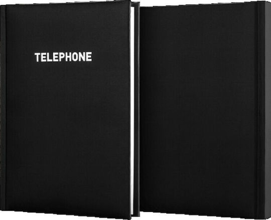 Λιναρδάτος Basic Τηλεφωνικό Ευρετήριο Μαύρο 12x17cm