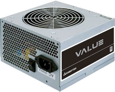 Chieftec Value Series 500W Γκρι Τροφοδοτικό Υπολογιστή Full Wired 80 Plus Standard