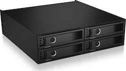 Icy Box Backplane For 5.25-Inch Bay Μαύρο IB-2242U2K
