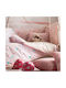 Vesta Home Baby Duvet Cover Set With Pillowcase Cat Pink 120x160cm