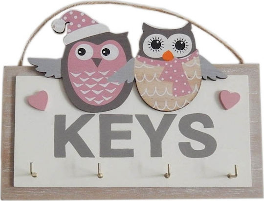 Etoile Wooden Key Hooks 4 Hooks