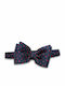 Bow Tie Set Dark Blue/ Red Polka Dots