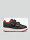 Weebok Clasp Low Αθλητικά Παιδικά Παπούτσια με Σκρατς Night Black / Vector Red