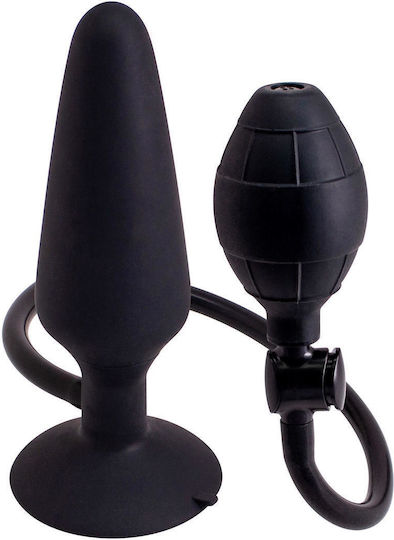 Seven Creations Inflatable Butt Plug Silicone Pleasure Анална тапа Черна