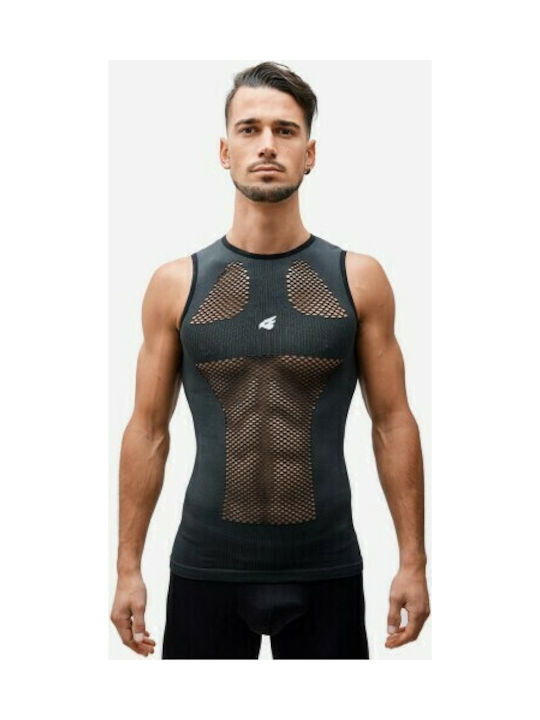 Bluegrass Seamless D30 Lite Ärmellos Radtrikot Schwarz