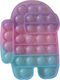 Fidget Bubble Pop Among Us Din Silicon Violet