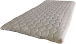 Strom Eco Single Bed Foam Mattress Topper Foam 5+ Aloe Vera with Aloe Vera & Removable Cover 90x190x8cm