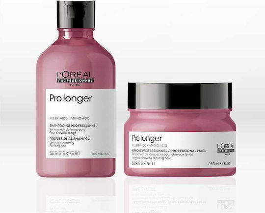 L'Oréal Professionnel Pro Longer Σετ Θεραπείας Μαλλιών για Λεπτά Μαλλιά με Σαμπουάν και Μάσκα 2τμχ