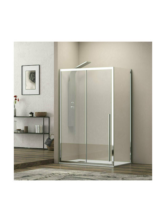 Karag Elysium 400 LS-10 Καμπίνα Ντουζιέρας με Συρόμενη Πόρτα 110x90x200cm Clear Glass
