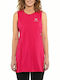 Horsefeathers Kiari Women's Cotton Blouse Sleeveless Fuchsia