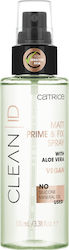 Catrice Cosmetics Clean ID Primer pentru față sub formă de spray Matt & Fix Spray with Aloe Vera 100ml