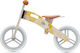 Kinderkraft Kids Wooden Balance Bike Runner Yellow