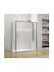 Karag Efe 400 NP-10 Καμπίνα Ντουζιέρας με Συρόμενη Πόρτα 150x90x190cm Clear Glass Nero
