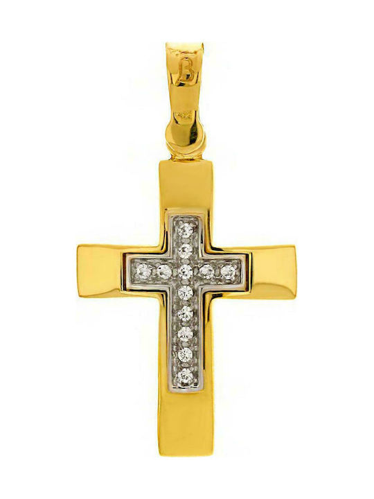 Q-Jewellery Women's Gold Cross 9K