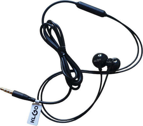 KLGO KS-24 Earbuds Handsfree με Βύσμα 3.5mm Πράσινο Σκούρο