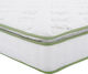 Freebox Double Orthopedic Mattress 150x200x22cm with Springs , Aloe Vera & Topper