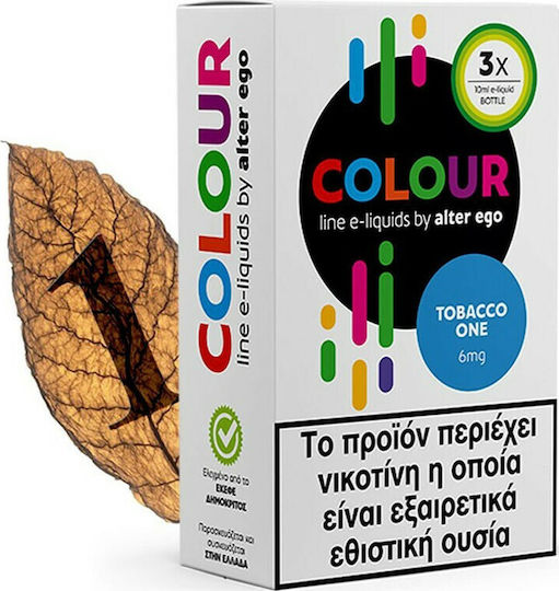 Alter eGo Έτοιμο Υγρό Αναπλήρωσης Tobacco One με Καπνική Γεύση 3mg 10ml 3τμχ