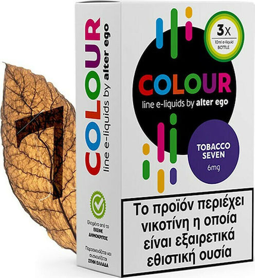 Alter eGo Fertige Nachfüllflüssigkeit Tobacco Seven mit Rauchen Geschmack 3mg 10ml 3Stück