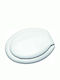 Gloria Plastic Toilet Seat White Panta 44cm