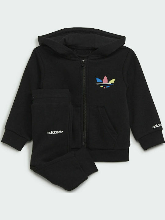 adidas Kids Sweatpants Set Black 2pcs Adicolor