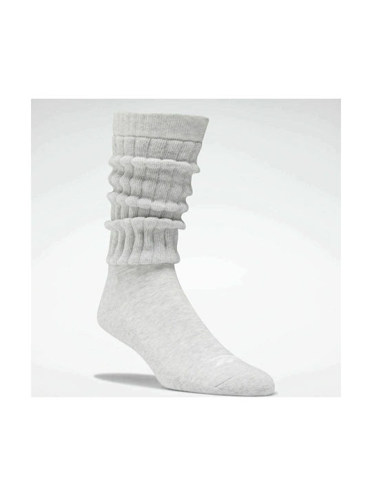 Reebok Tailored HF Slouchy Solid Color Socks Gray
