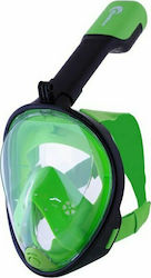 Bluewave Silicone Full Face Diving Mask Μαύρο / Πράσινο S/M Green
