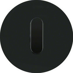 Hager R.Classic Μετώπη Διακόπτη Dimmer σε Μαύρο...